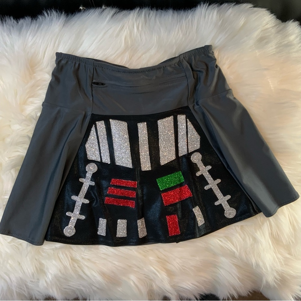 Darth Vader Star Wars Sparkle Skirts (Boulder Athletic) Swing Running Skirt